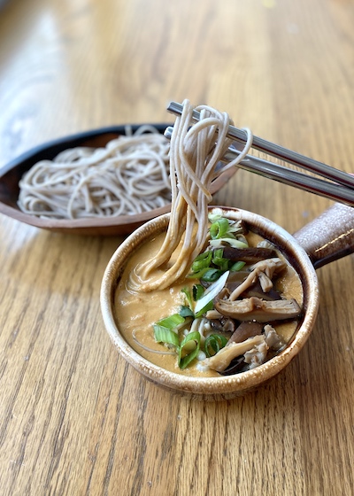 Tsukemen and Soba with Five Types of Mushrooms | Institute of Culinary ...